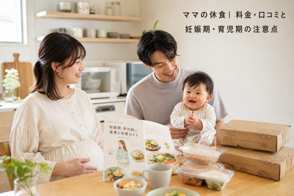 ママの休食| 料金・口コミと妊娠期・育児期の注意点のアイキャッチ画像
