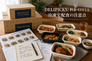 DELIPICKS| 料金・口コミと冷凍宅配食の注意点のアイキャッチ画像