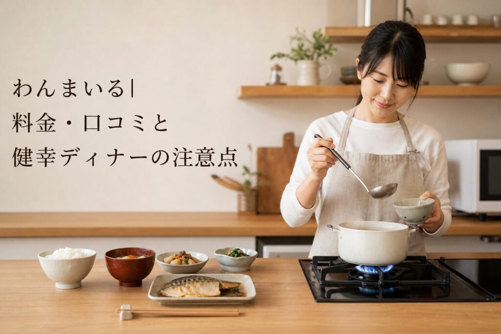 わんまいる| 料金・口コミと健幸ディナーの注意点のアイキャッチ画像