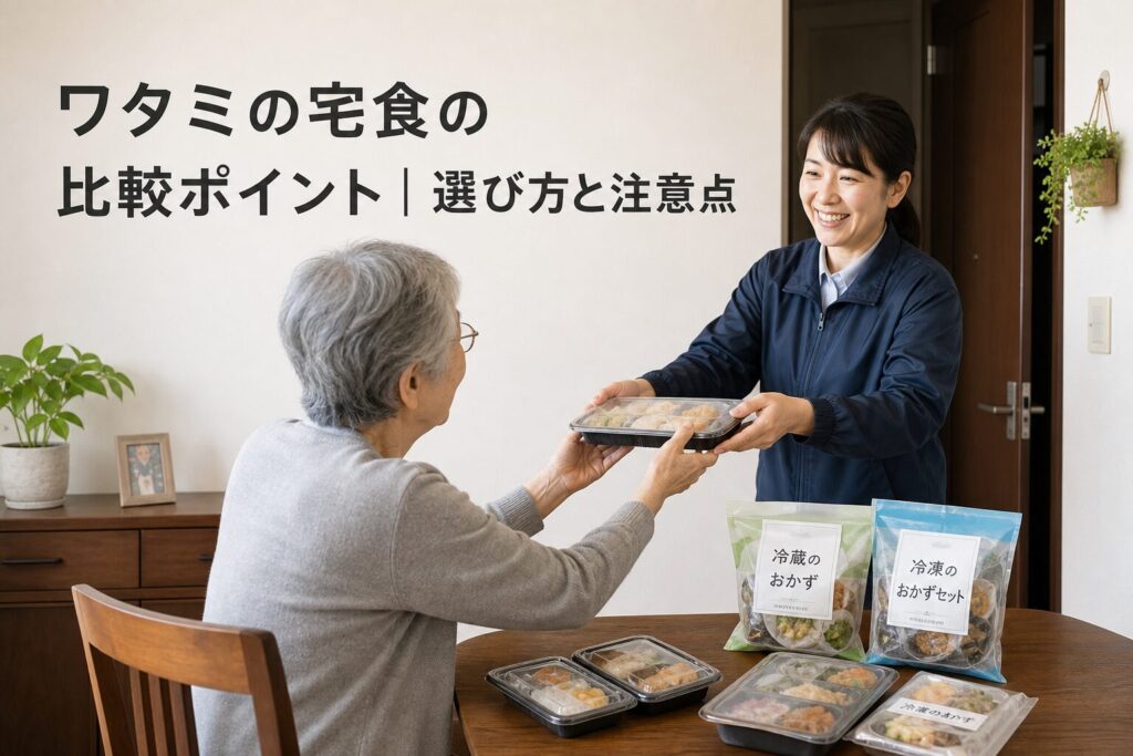 ワタミの宅食の比較ポイント｜選び方と注意点のアイキャッチ画像